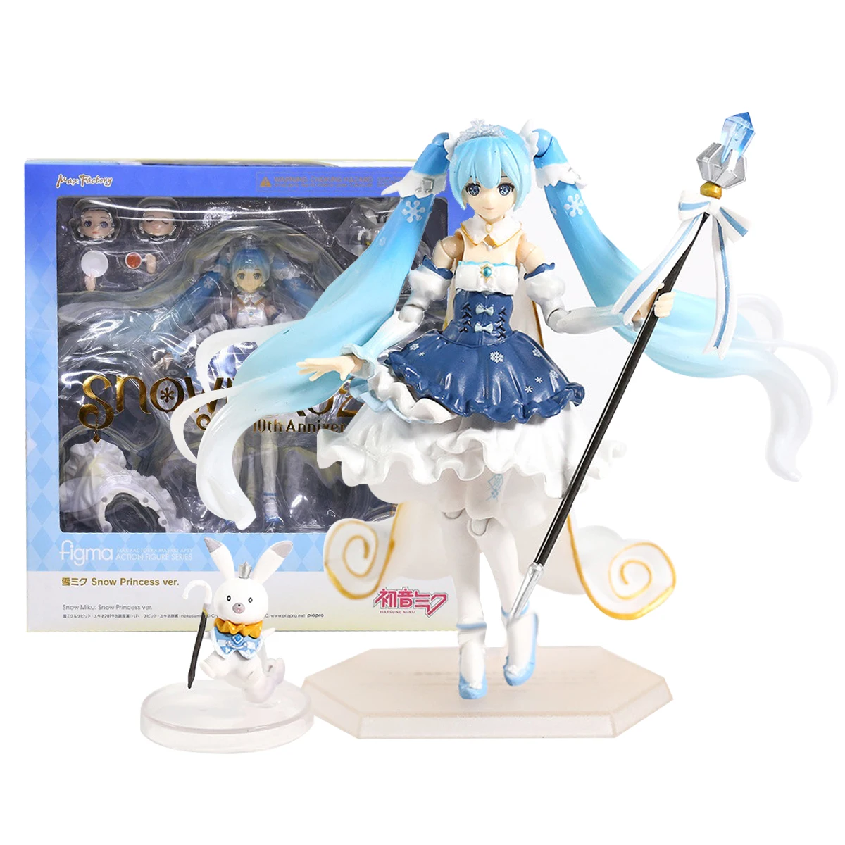 Figura Miku De 20 Cm – Estatua PVC De Anime Bunny Girl Con Base Estable, Modelo Coleccionable Para Decoración De Escritorio Y Regalo Para Fans