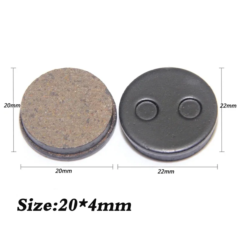 Bicycle disc brake pads Brake pads Bike brake pads 4Pairs MTB Brake Pads Kit for Xiaomi Mijia M365 Scooter Skateboard Caliper ANS-03 M365 Diameter is 21.5mm Mountain Bike Bicycle