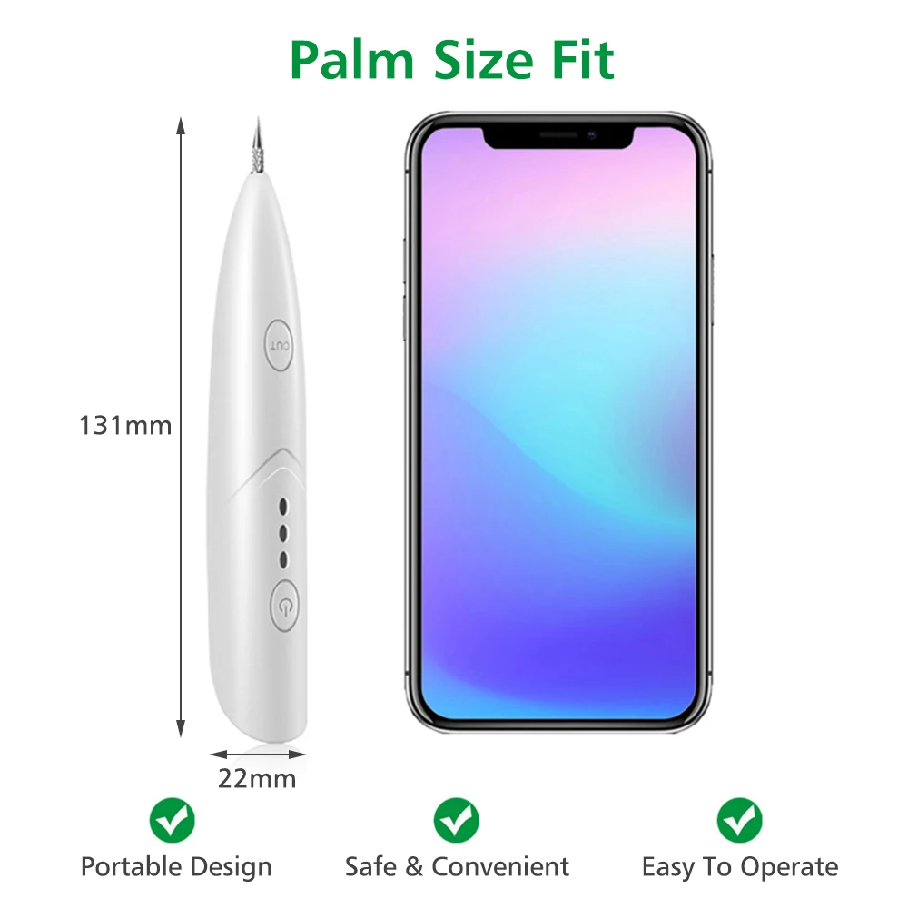 Mini Laser Plasma Pen Portable Freckle Removal Machine Skin Face Wart Tag Remover Tool Household Black Dots Tattoo Remover Pen
