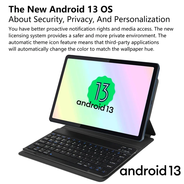 Android 13 8GB RAM 256GB ROM MediaTek MT8781 Core CPU 2 in 1