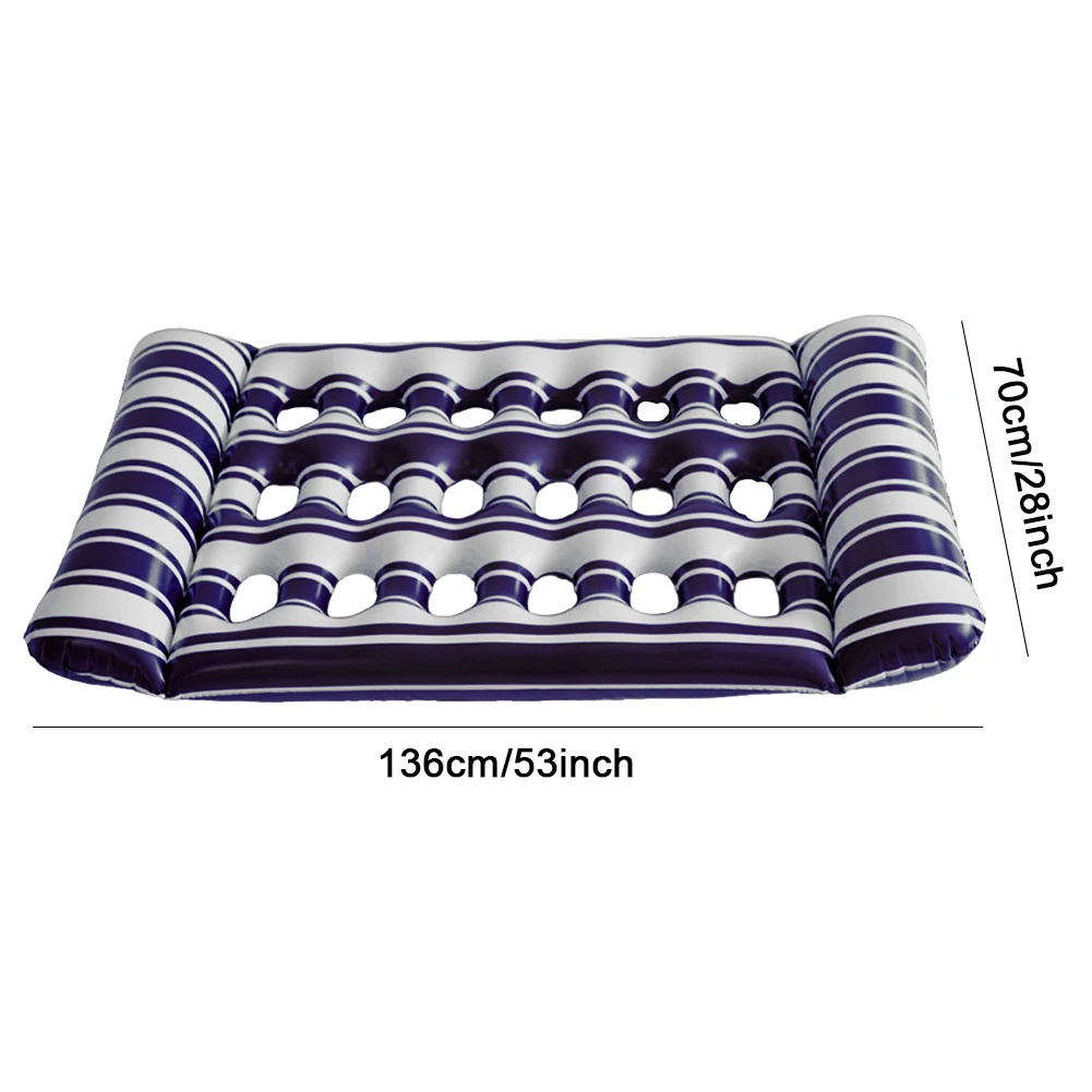 PVC Inflatable Floating Lounger Air Mattress for Pool Party