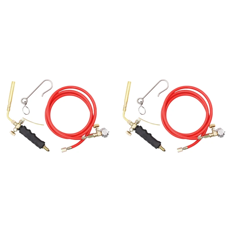 2x-brazing-welding-hose-torch-mapp-propane-soldering-torch-with-16m-hose