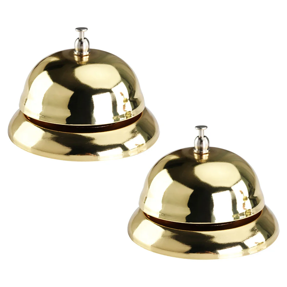 

2 Pcs Ring The Bell Call Kitchen Bells Doorbell Restaurant Service Desk Vocalize