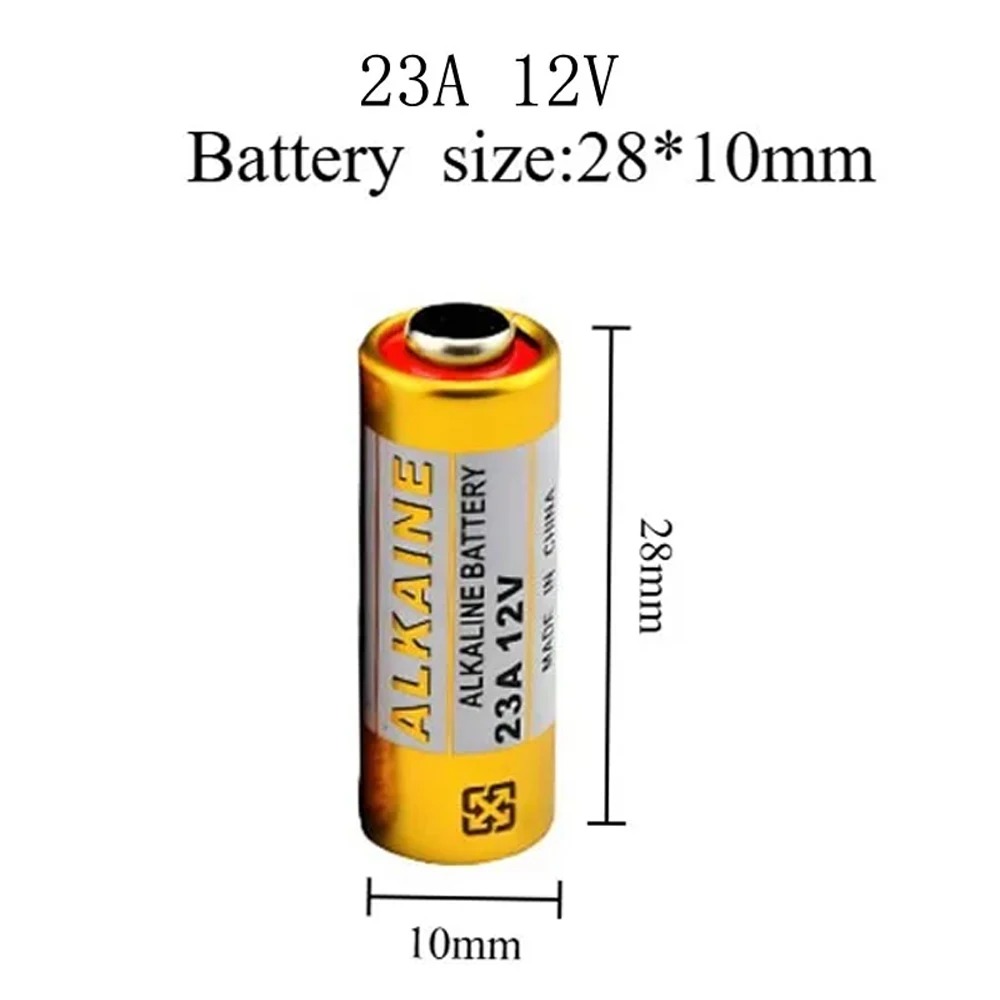 Batteria Alcalina a Secco 12V A23 23A 23GA A23S E23A MS21 V23GA GP23A LRV08 per Allarme Auto, Telecomando, Campanello - Image 5