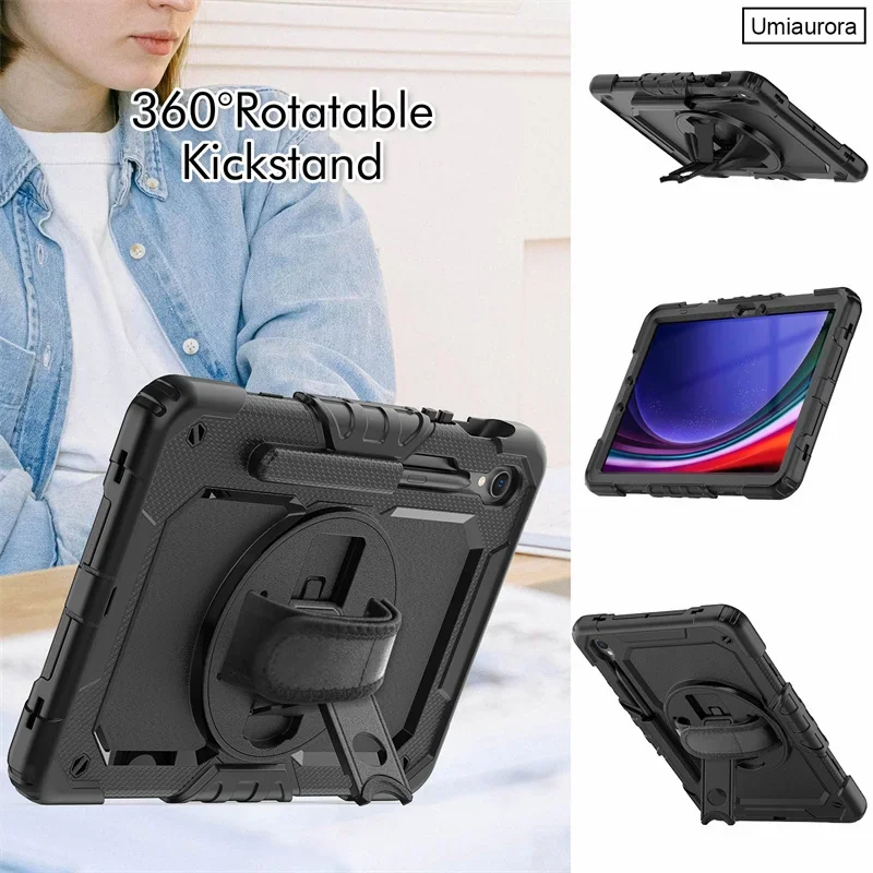 Heavy Duty Shockproof Kids Tablet Case with Silicone Armor Stand