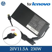Adaptador de CA USB 230W ADL230NDC3A, fuente de alimentación para estación de trabajo móvil Lenovo THINKPAD P70, original, 20V, 11.5A