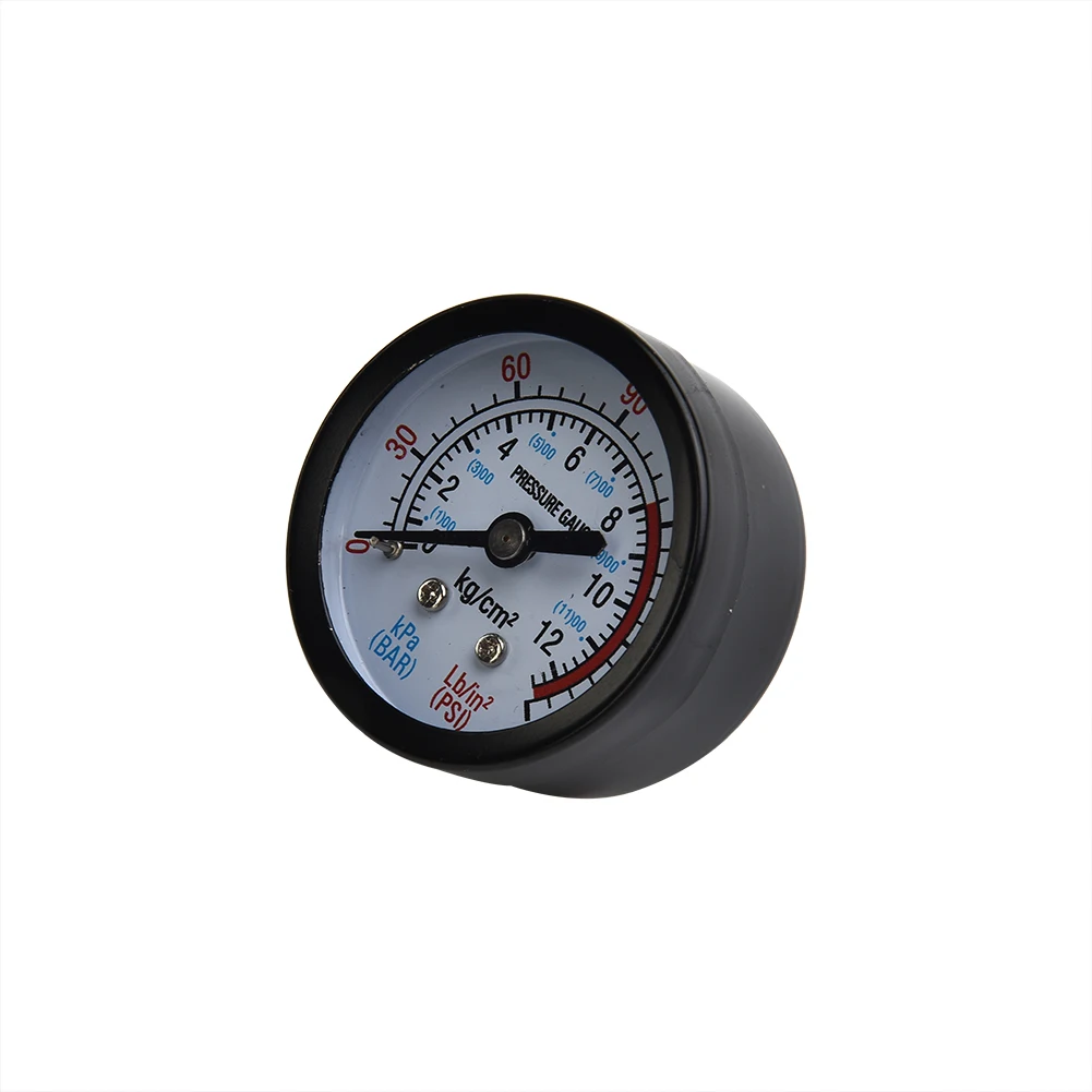 Manomètre Air Comprimé Manomètre Eau 0-4 Bar UHARBOUR - Raccord 1/4" Laiton - Pour Air Comprimé Ou Eau Manomètre Avec Support