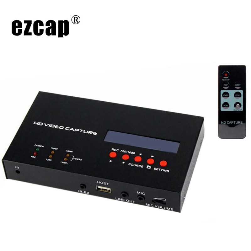 Ezcap 283S HD Video Capture Card HDMI CVBS AV Game Recording Box To USB