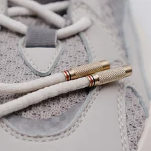 

Weiou Lace 2.1CM*4.9MM Zinc Alloy Sneaker String Aglets Official Front Fashion Copper Metal Elegant Golden Cordon Tips Wholesale