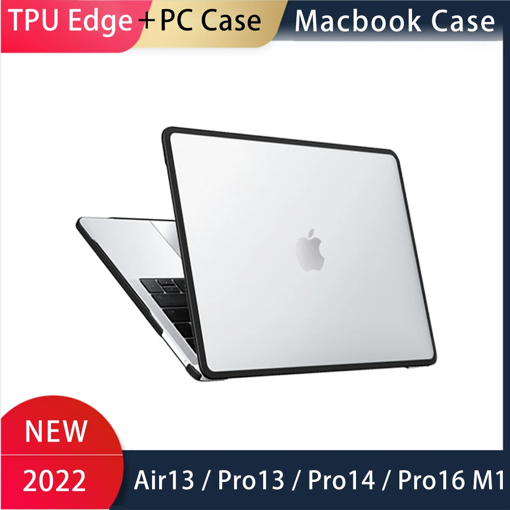 TPU Edge PC Matte Laptop Case for Macbook Air 13 Case A2337 for Mac