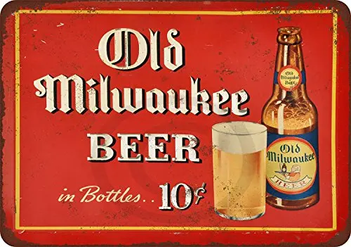 

Custom Kraze 1937 Old Milwaukee Beer Reproduction Metal Sign