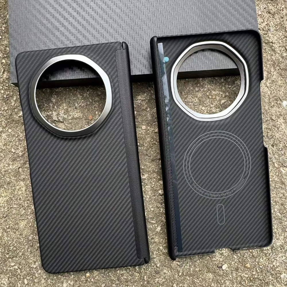 Premium Magnetic Aramid Carbon Fiber Phone Case with Magsafe Compatibility
