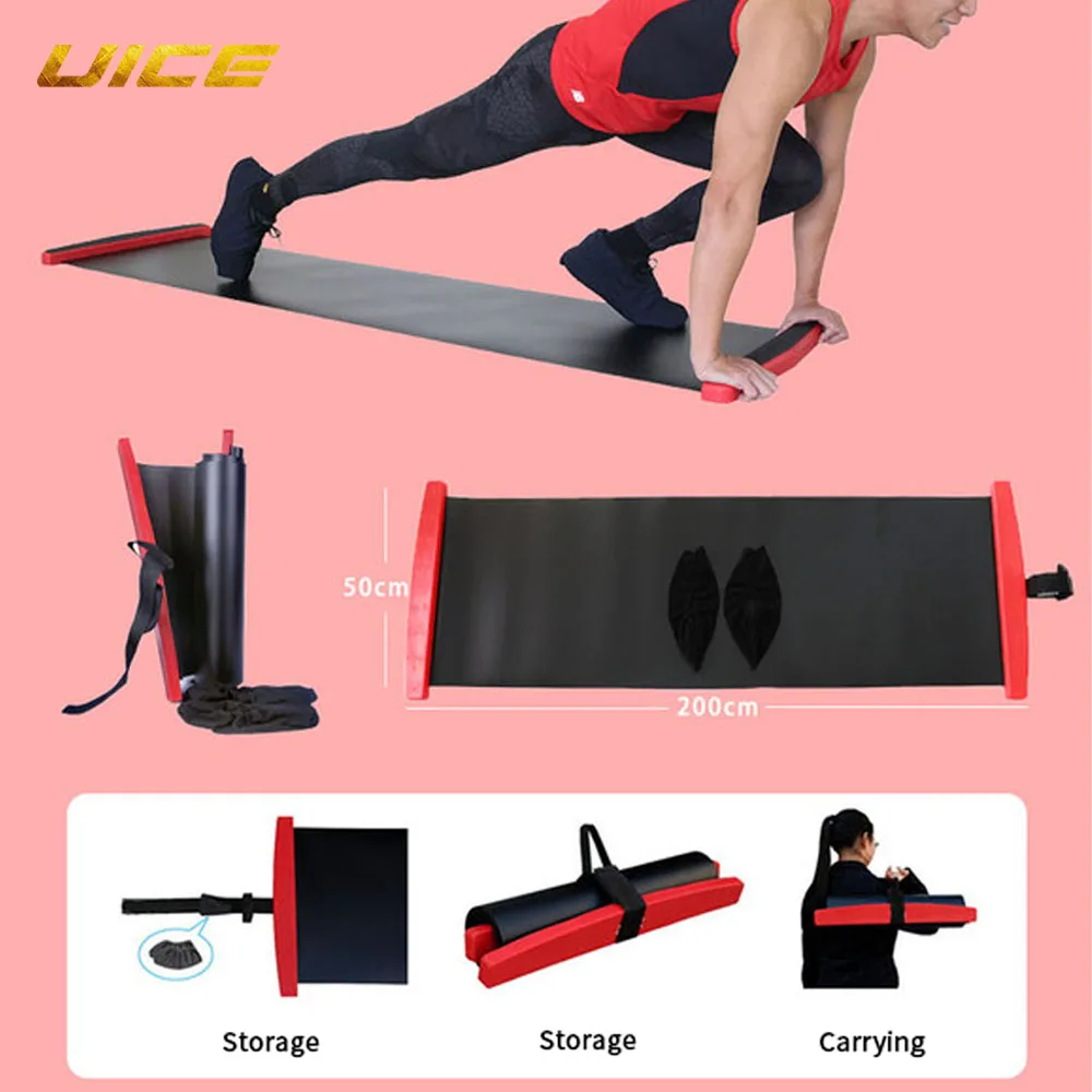 Ice Hockey Stick Skate Ice Hockey Sliding Training Equipment Multipurpose Roller-Slide Board Skating Training Glide Mat
