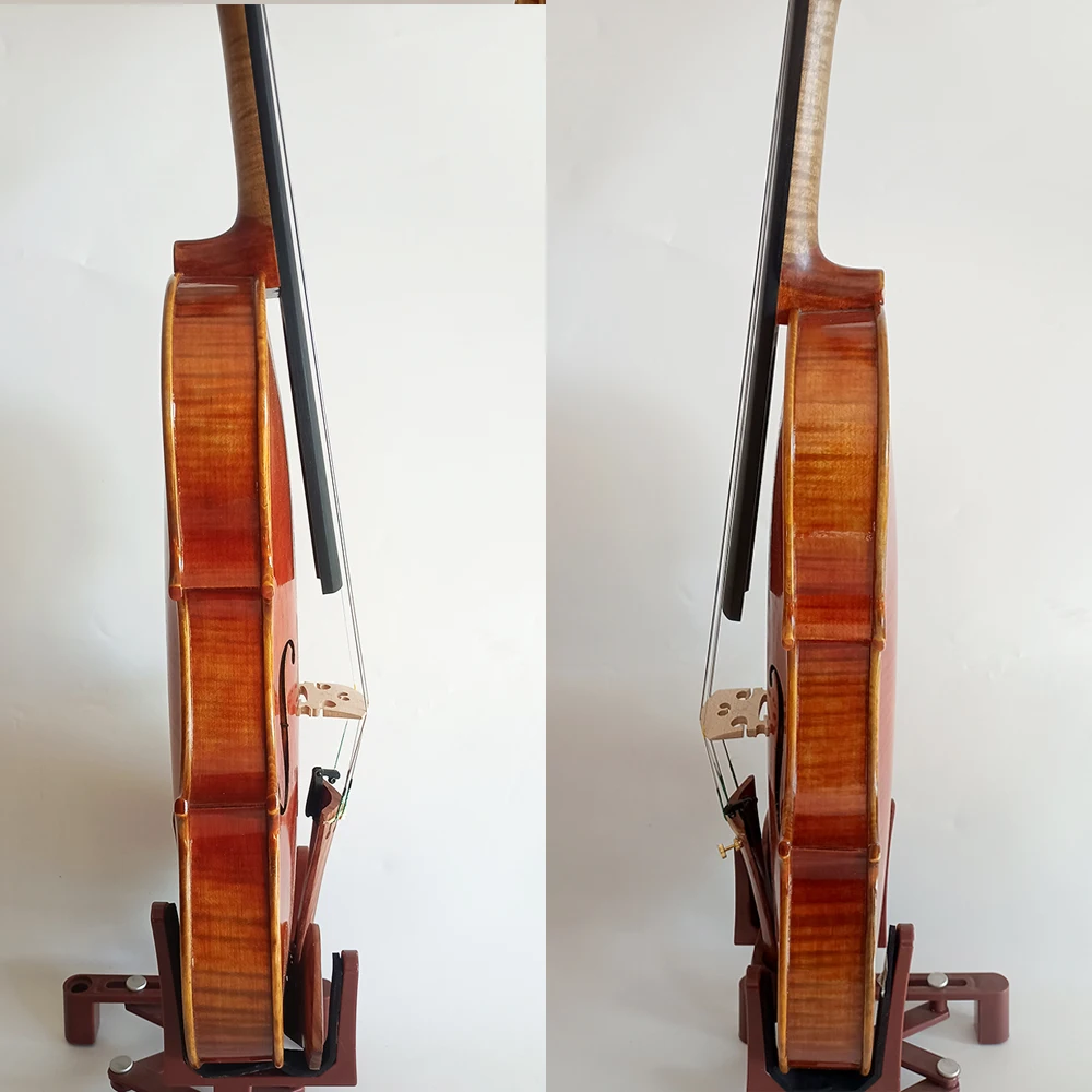 Over 20 years All European spruce 100% Handmade Violin 4/4 size strong tone ！Professional Italian retro Oil Varnish Violin