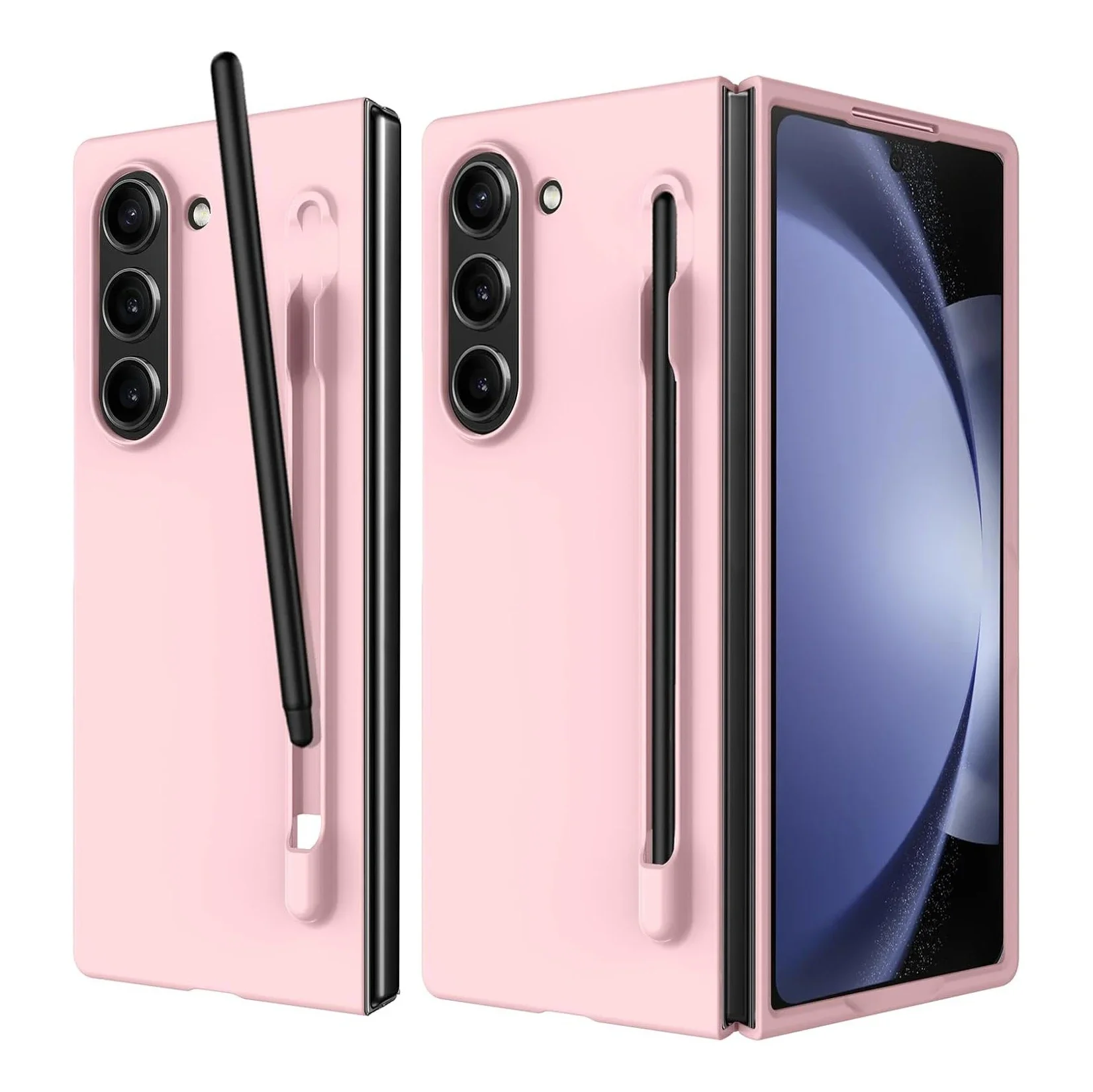 Premium Skin-Feel PC Case with S Pen Holder and Storage