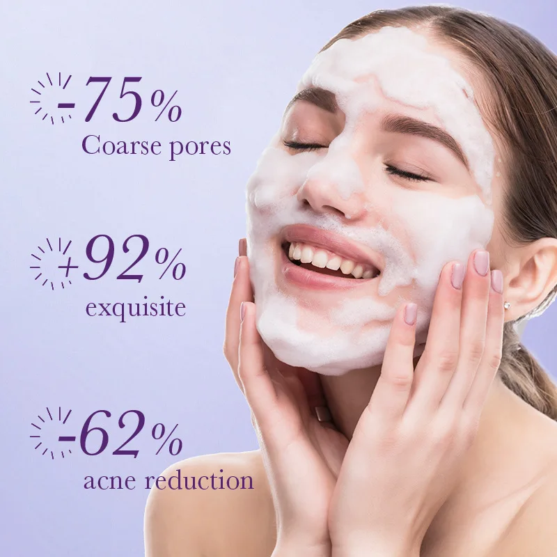 BIOAOUA Polypeptide Perilla Anti-Wrinkle Cleanser Deep Cleansing Moisturizing Foaming Cleanser