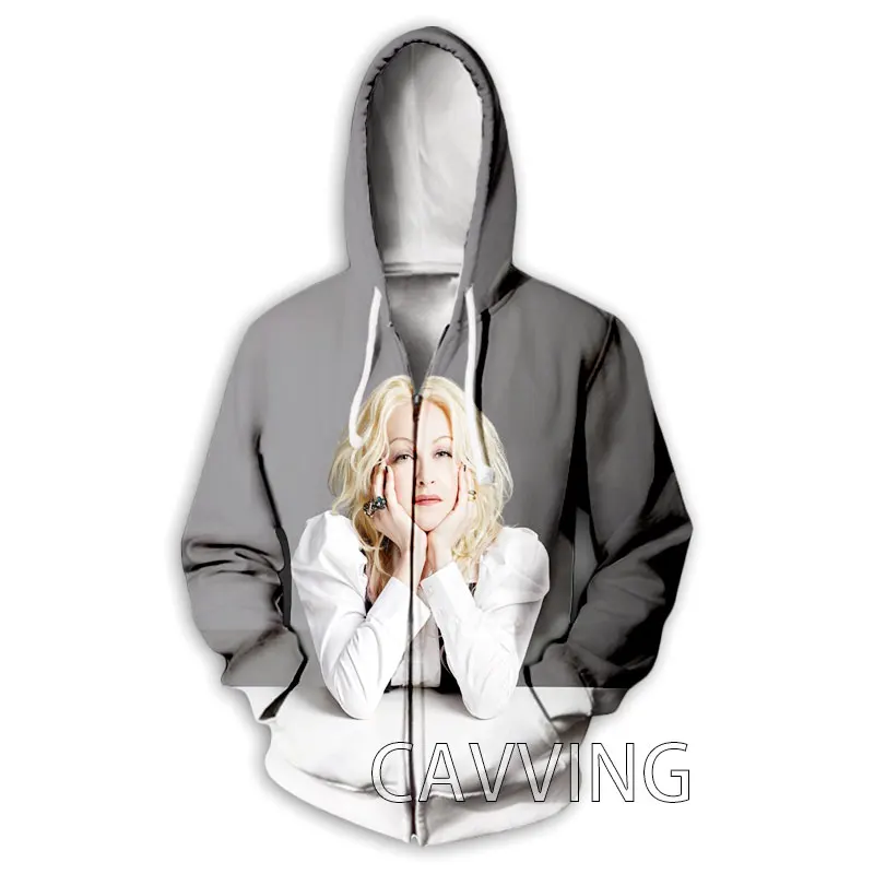 

New Fashion 3D Print Cyndi Lauper Zipper Hoodies Zip Up Hooded Sweatshirts Harajuku Hoodie Hip Hop Sweatshirts