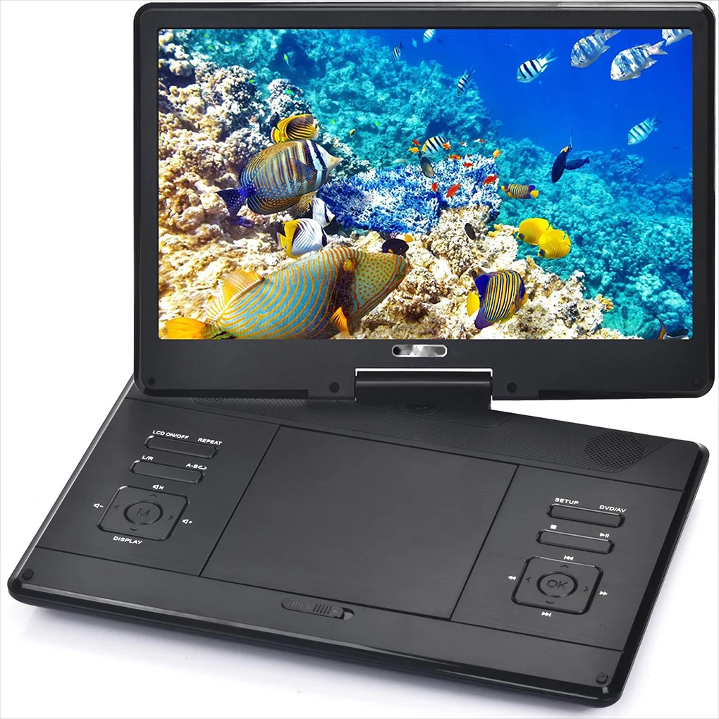 Versatile And Compatible Portable DVD Player For All Formats Compatible With VCD/DVD/CD/MP3/MP4/RMVB