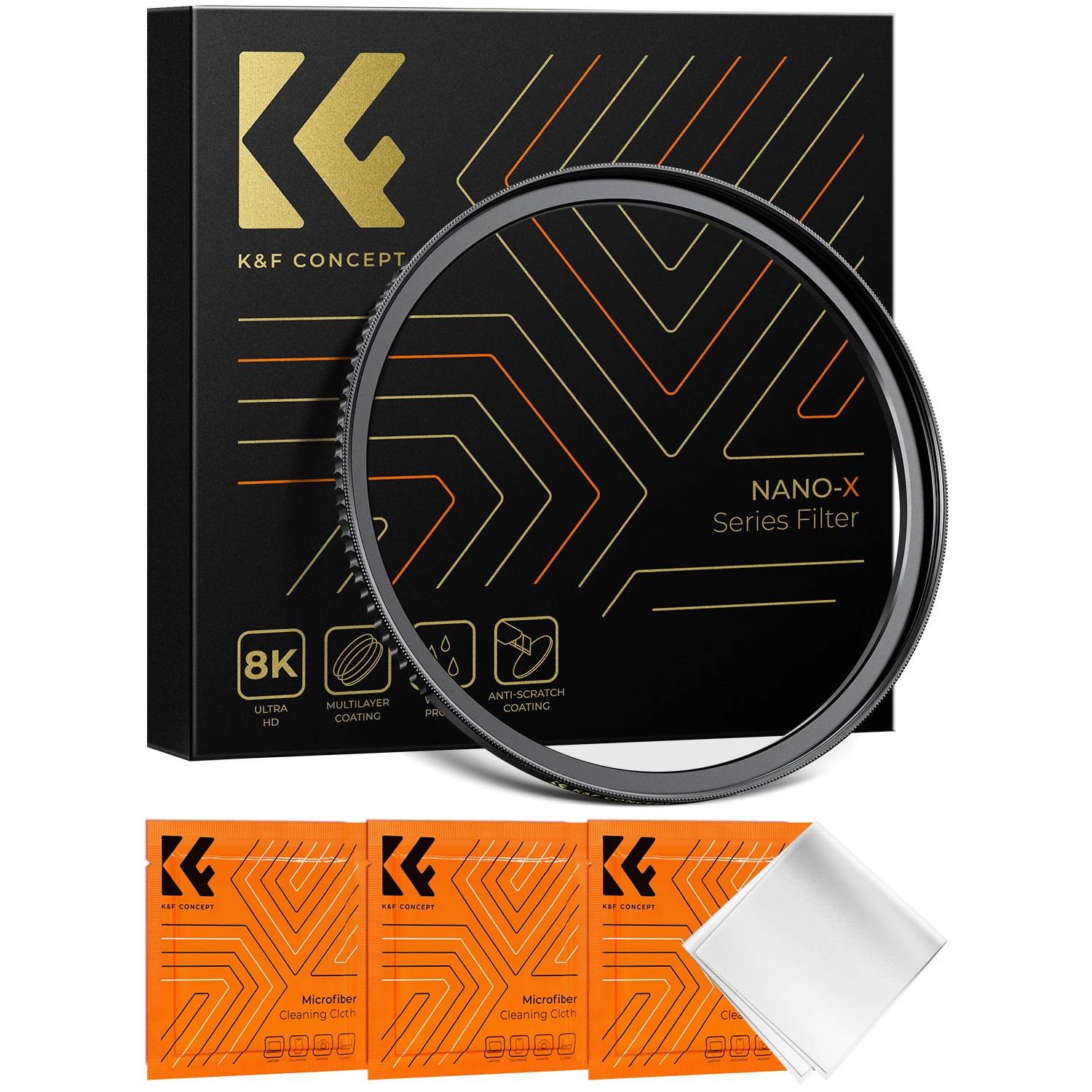 K&F Concept Brass Filter Adapters Ring Step-Up Ring for Canon