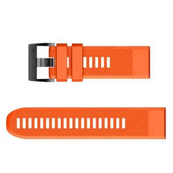 Elegant QuickFit Bracelet Wristband, Adjustable 20mm 22mm 26mm Strap for Premium Sports Watches (Orange)