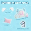Gaming Chair, with Lumbar Cushion and Decorated Ears, Cute Ergonomic Computer Chair with Footrest, Reclining, PC Game Chair 3