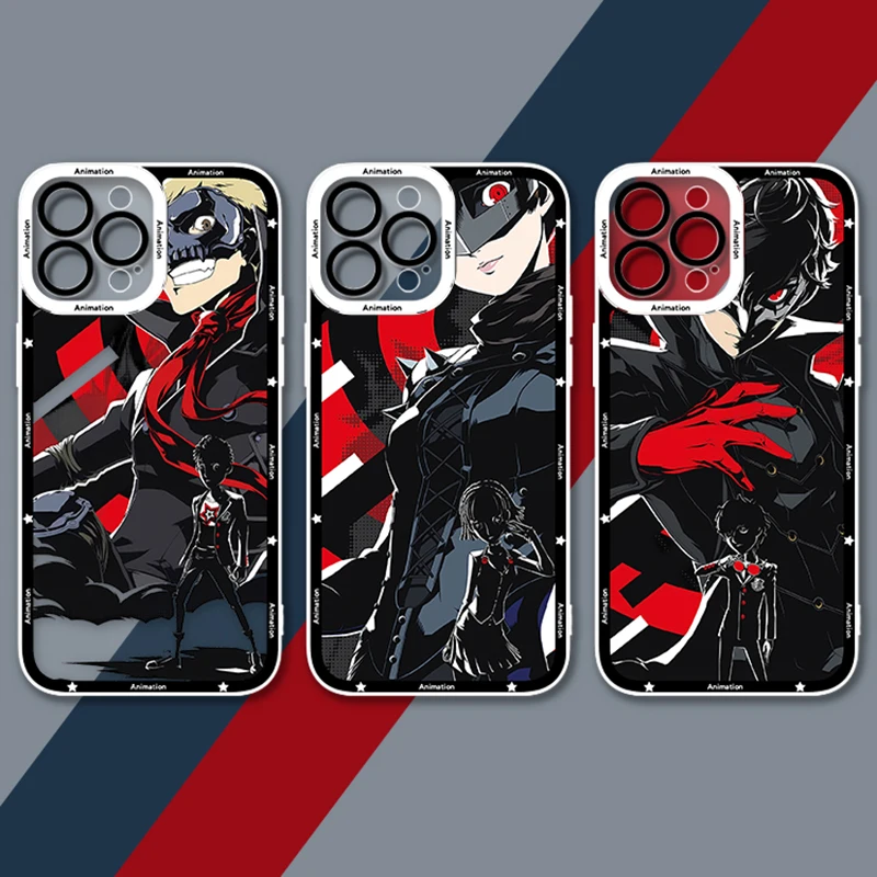 Custodia Anime Persona 5 Per Xiaomi Redmi Note 12 Pro Plus Turbo 13 11 11S 10 10S 9S 9 Max 8 7 6 A1 A2 Cover Posteriore In Silicone Morbido Trasparent