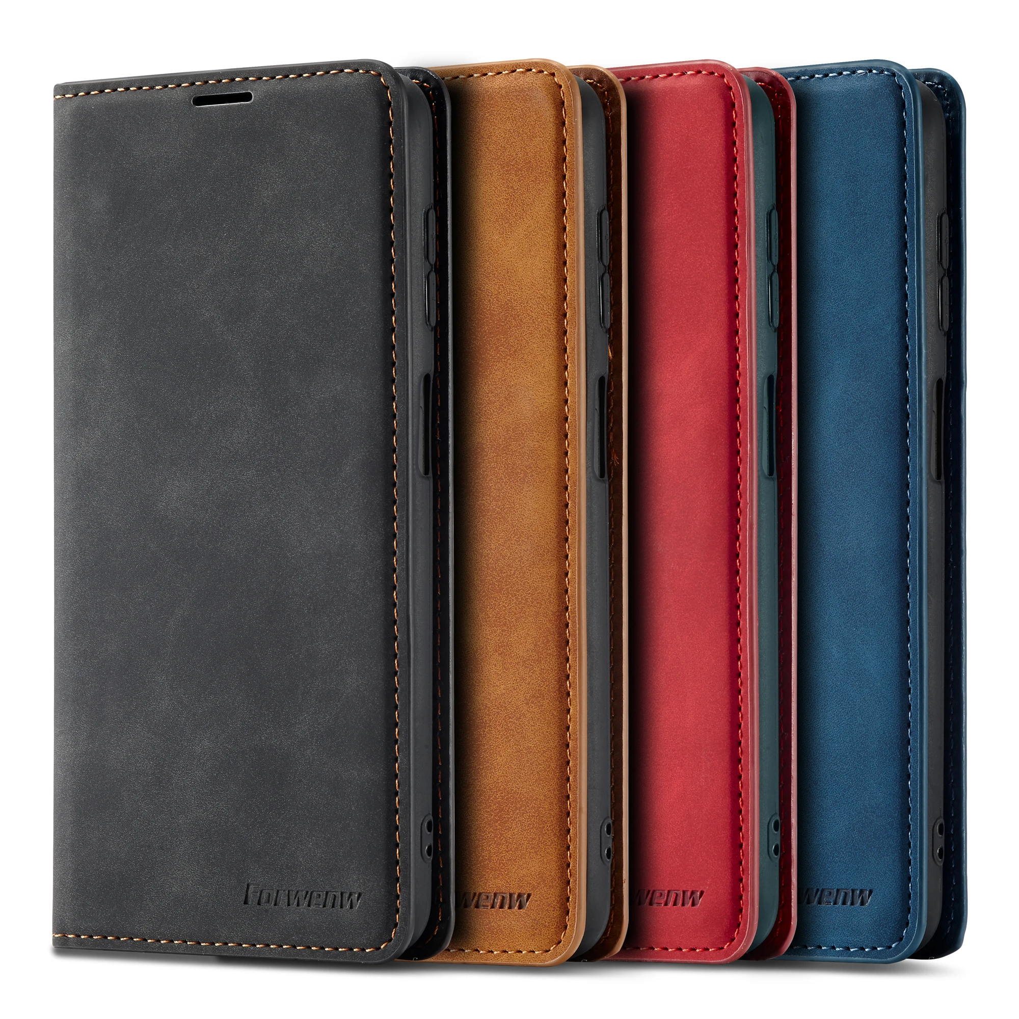 Leather Flip Wallet Phone Case