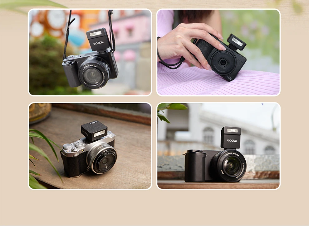 Godox IM20 IM22 Mini Flash Manual Flash for Various Camera Models 5 Output Level