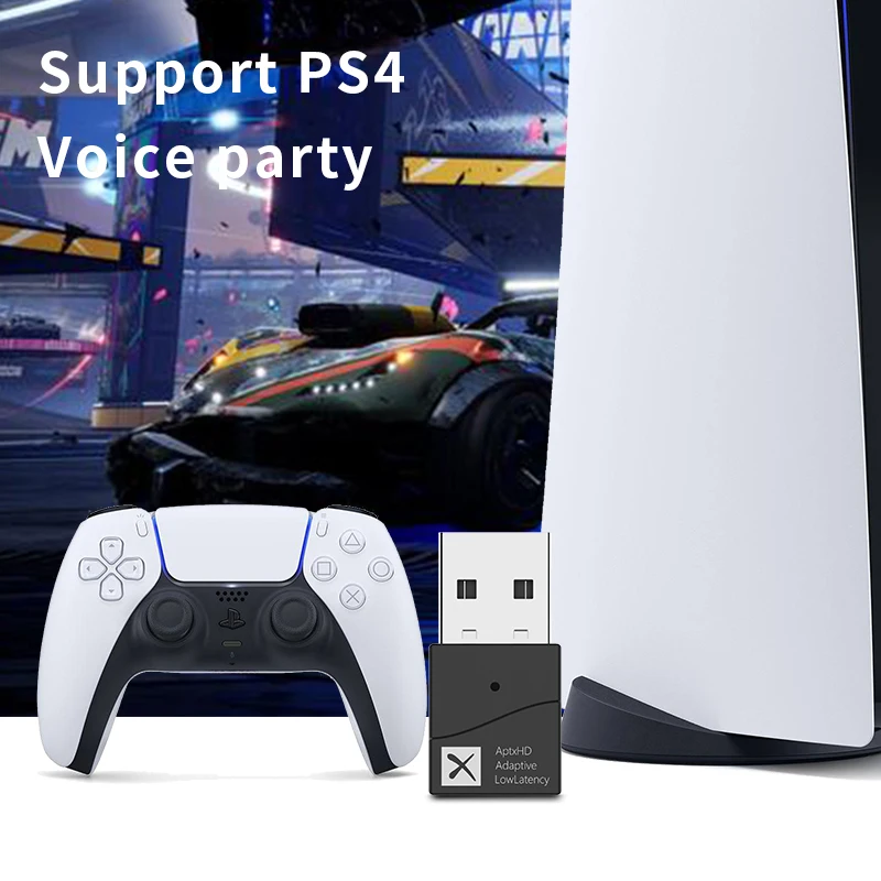 TX40 Bluetooth 5.2 Transmitter AptX 24Bit Low Latency Adaptive Wireless USB Audio Adapter Handsfree Call For TV PC Laptop PS4/5 bluetooth adapter bluetooth transceiver adapter audio adapter bluetooth aux adaptor wireless usb adapter
