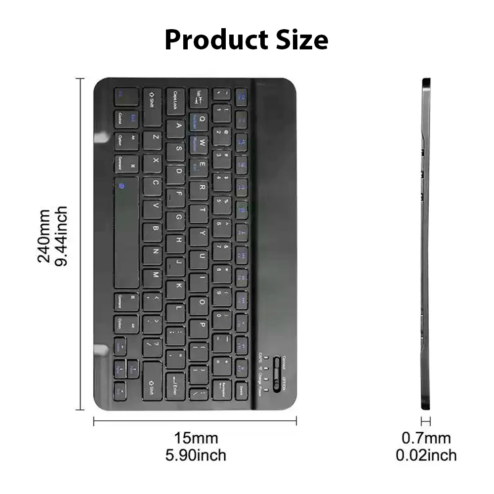 Mobile Phone Tablet Keyboard For Android IOS Windows Bluetooth Wireless Keyboard Tablet Accessories Plurilingual Mini
