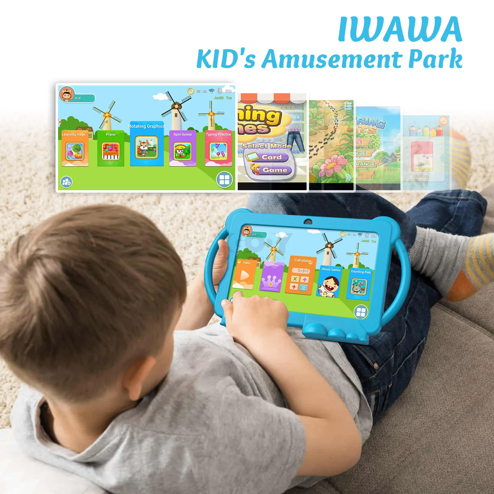 106€ sur Tablette Tactile Enfant Android 11 Éducative Jeux Quad