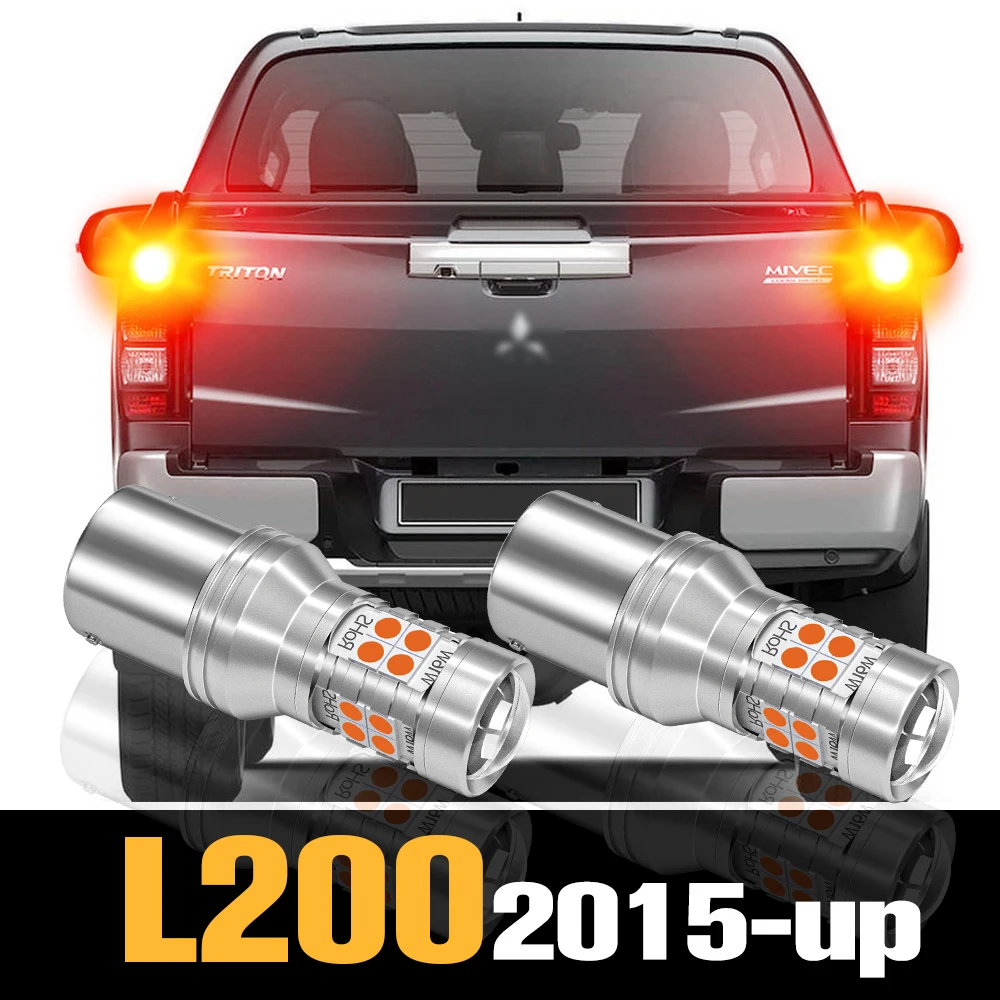 

2pcs Canbus LED Brake Light Lamp Accessories For Mitsubishi L200 2015 2016 2017