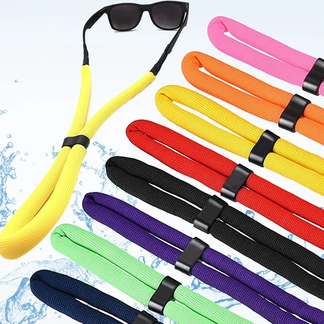 1 Stück verstellbare elastische Silikon Brillen bänder Sonnenbrille Kette  Sport Anti-Rutsch-Schnur Brille Seile Band Kordel halter