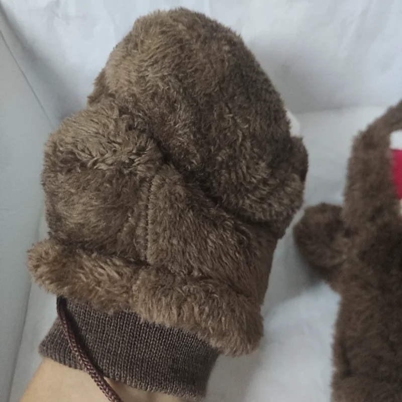 Kawaii Domo Kun Cute Cartoon Gloves - Winter Warm And