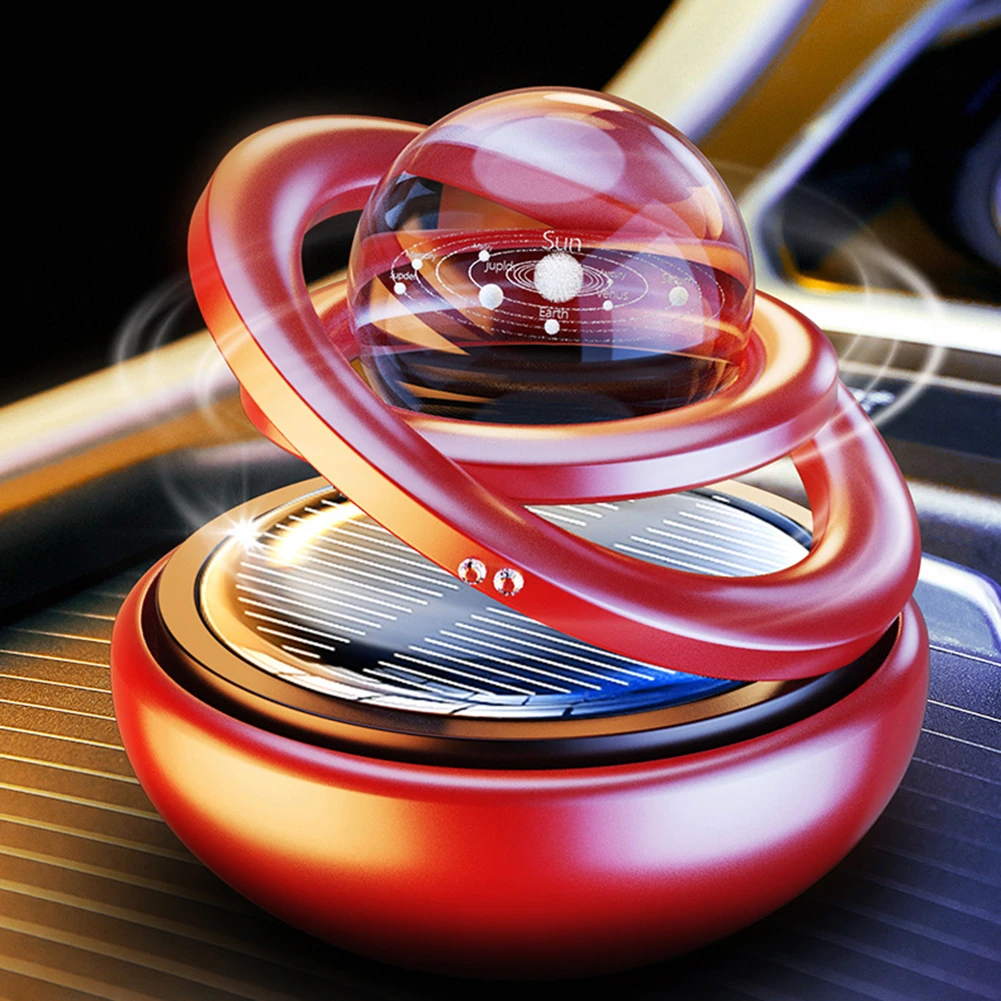 Car Aromatherapy Solar 360 Degree Rotation Air Freshener Perfume