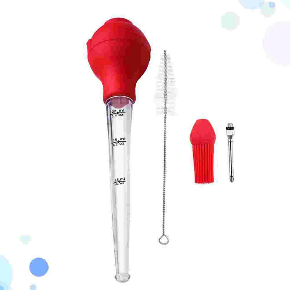 Drip Oil Seasoning Tube Turkey Pump Kitchen Dropper Tubes Baster Barbecue Tools