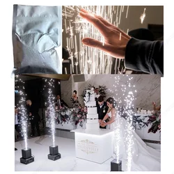 Wedding DJ Bag Ti Cold Spark Machine Dust Sparklur 200g Composite Metal Granule Indoor Stage Light Effect Party Event Show Bride