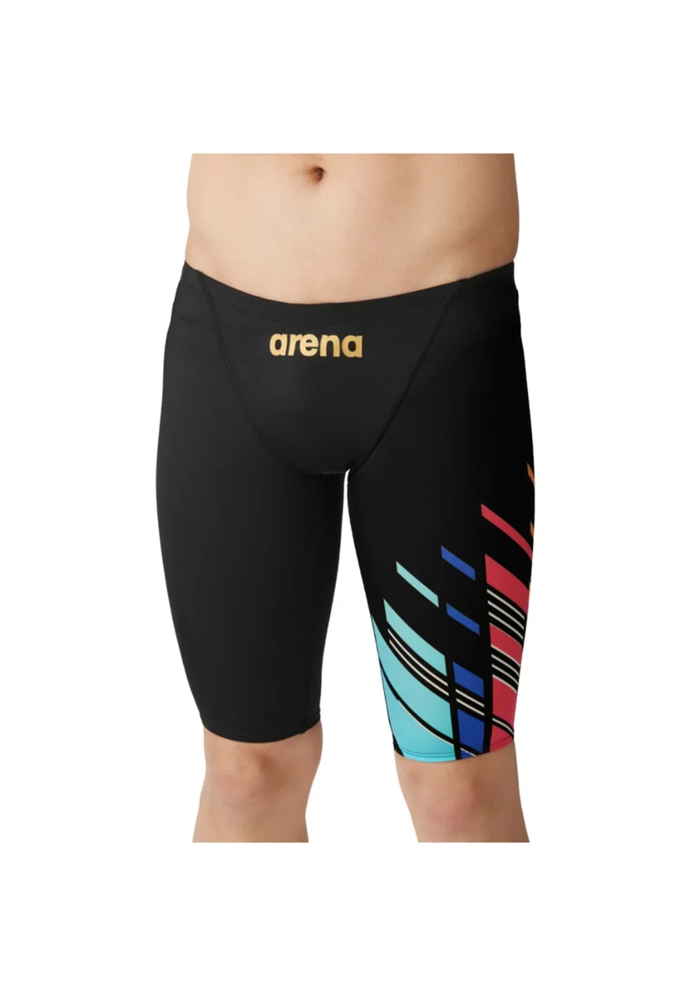 New Men's Swim Jammer Swimsuit Beach Tights Shorts Athletic Training Swimwear Swimming Trunks Bathing Suit Diving Surfing Pants 5