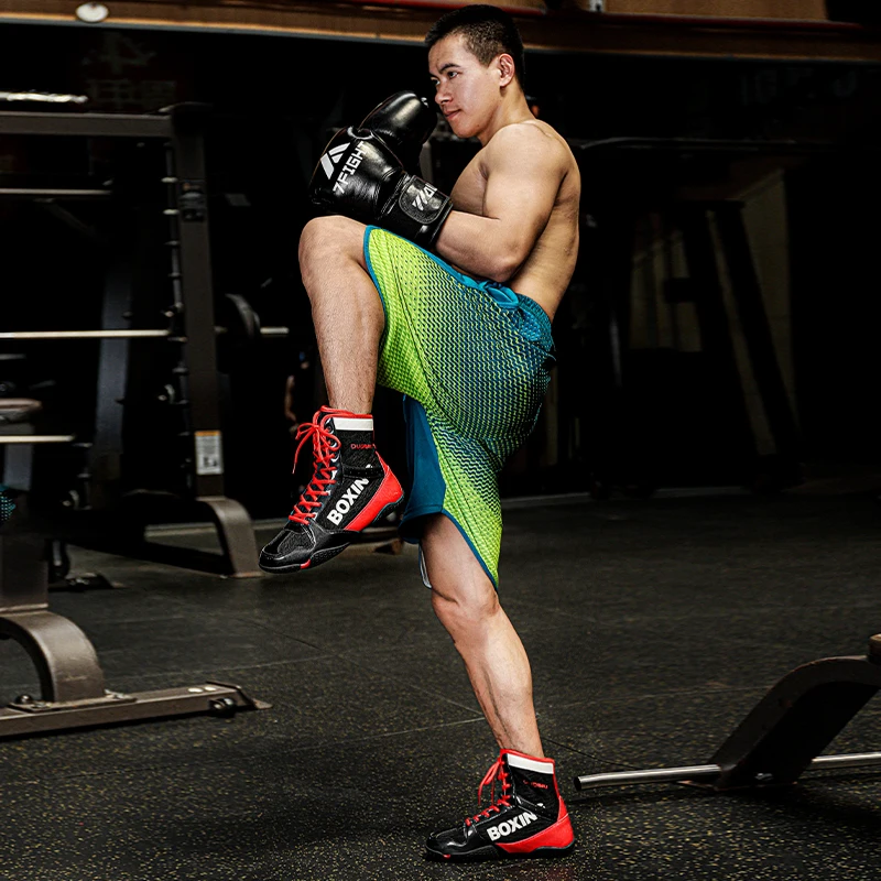Professional Competition Training Wrestling Shoes Lightweight Comfortable Sneakers Wear-resistant Anti-skid Boxing Shoes