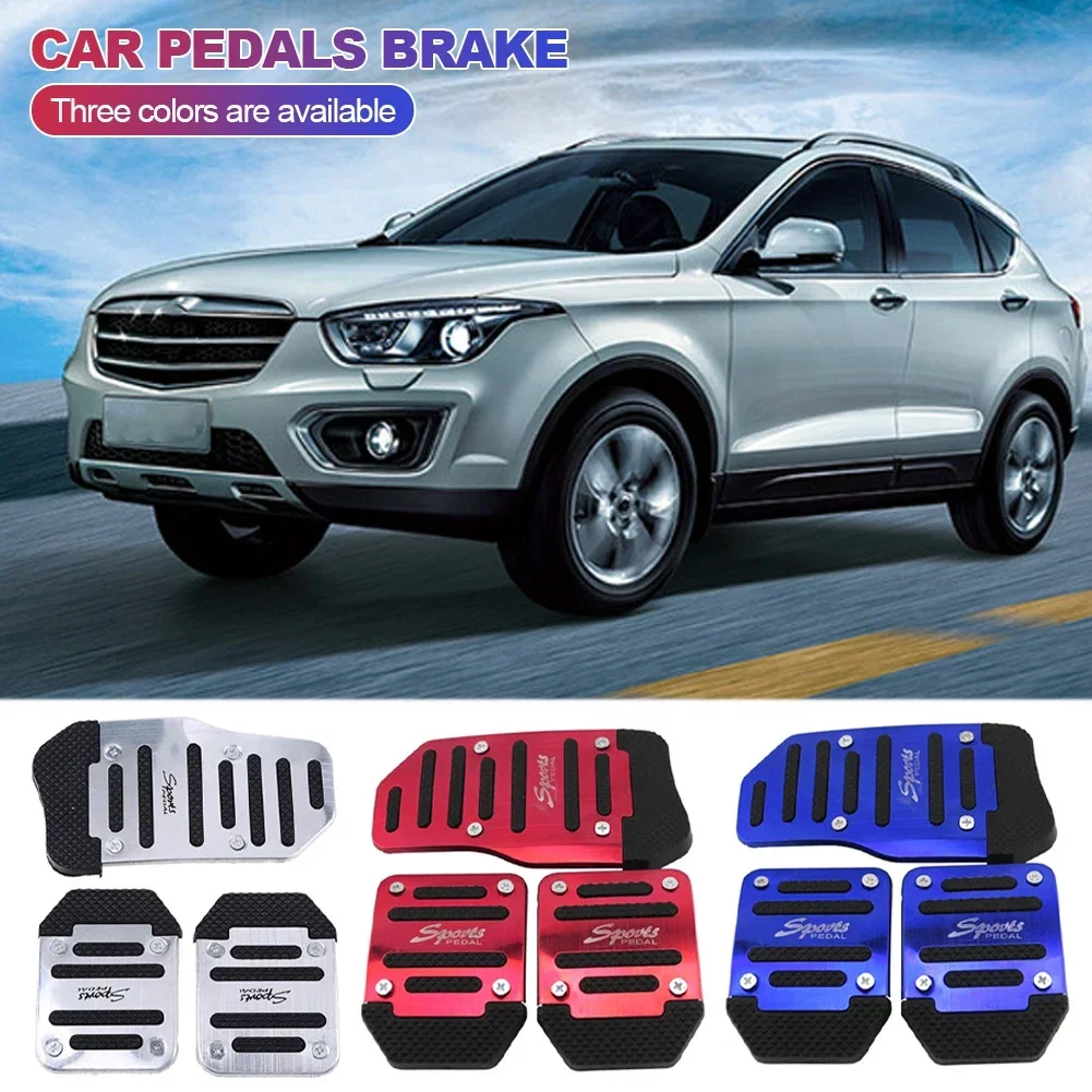 Pedal Cover 3Pcs Universal Racing Non-Slip