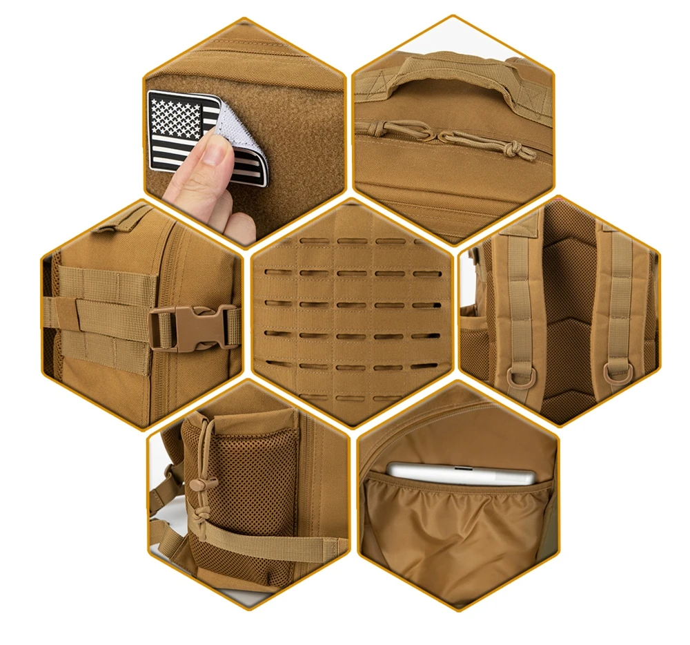 25L Tactical MOLLE Backpack 6