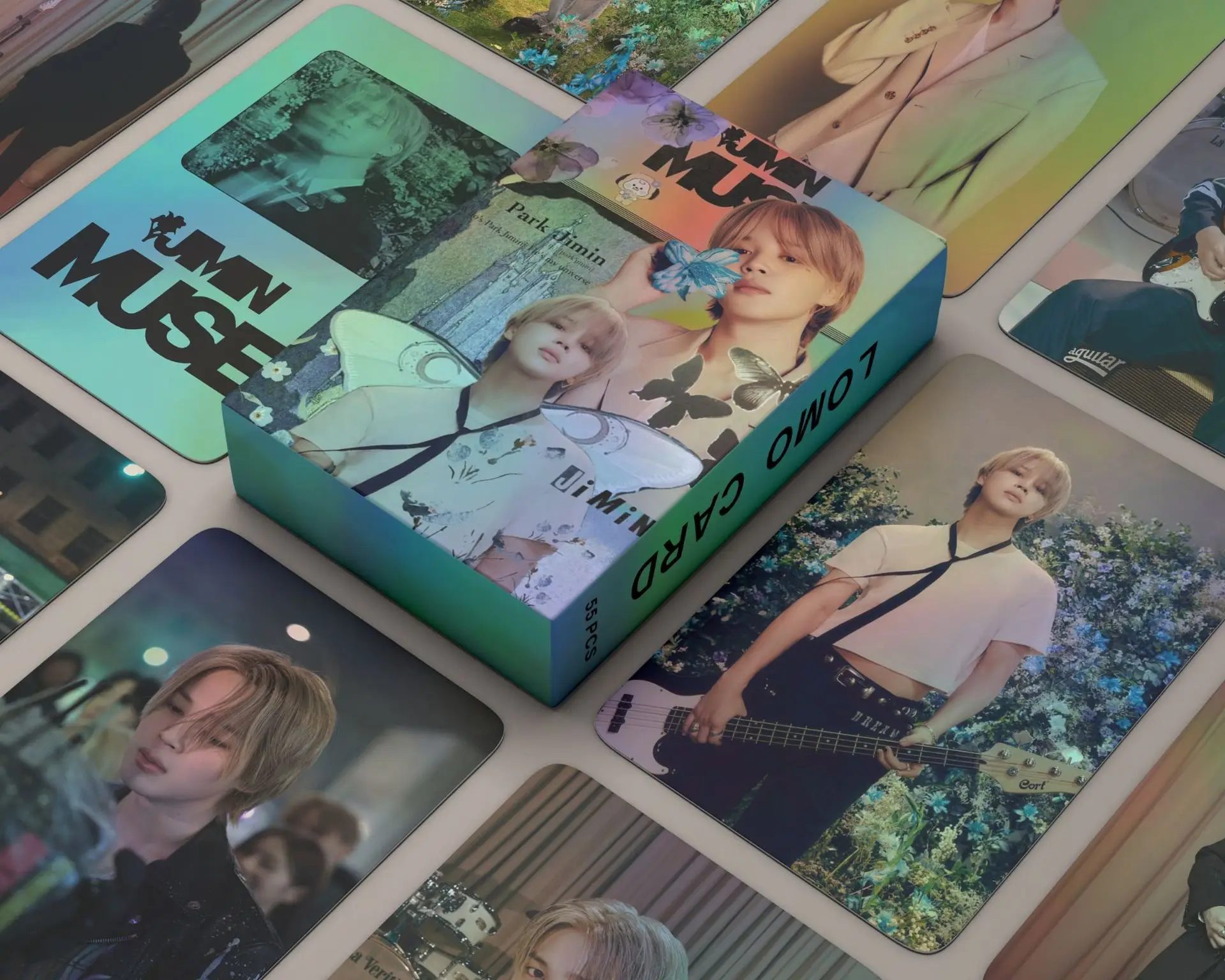 Collectible Cards 55pcs/Set Kpop Boys Solo Album MUSE Lomo Cards