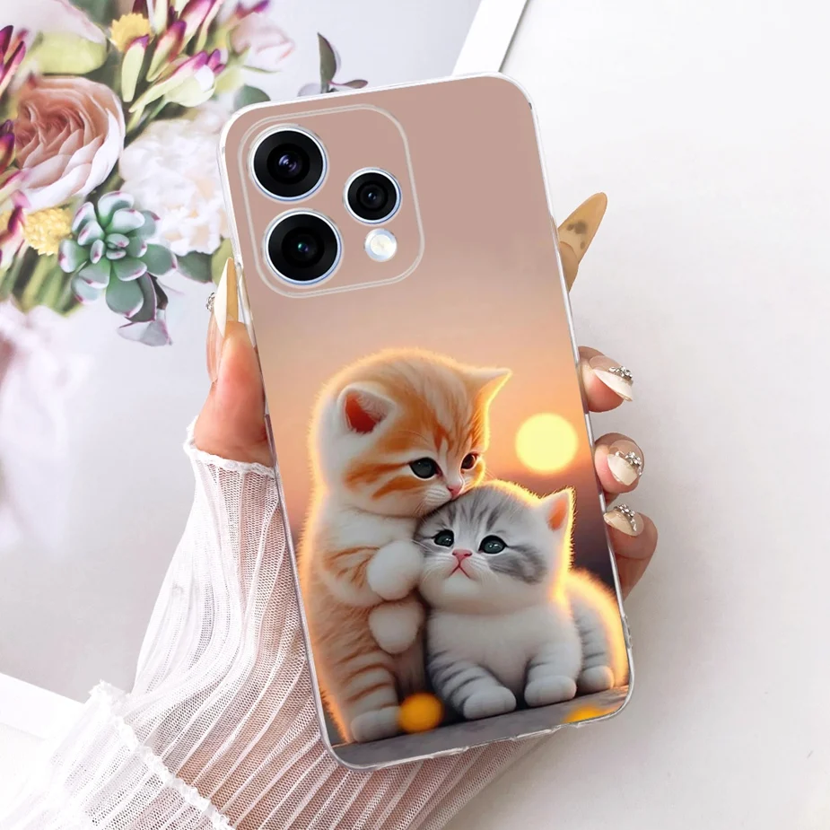 Colorful Flowers Painted Soft Slim Phone Case