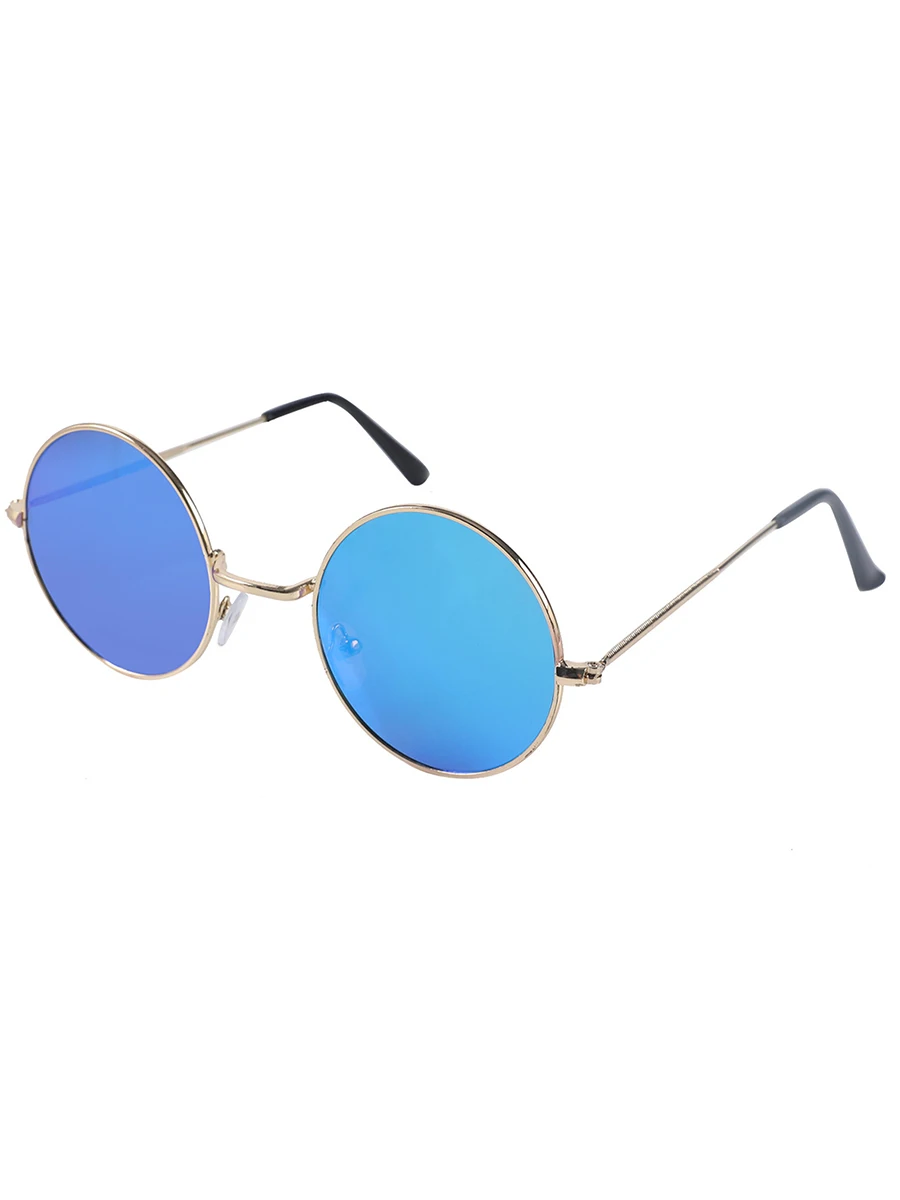 Nei Ronn Metallrahmen Ozeanblech Blendend Beschichtung Cool Männer- a Frae Sonnebrëller UV 400 Schutz_voghion.com