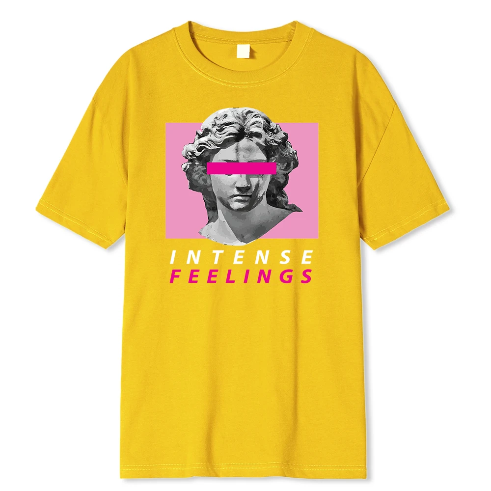 Intensive Gefühle Lustige Heißer Verkauf T-Shirts Männer Mode Weiche Sommer Atmungsaktive T Kleidung Hip Hop Persönlichkeit T-shirt_voghion.com