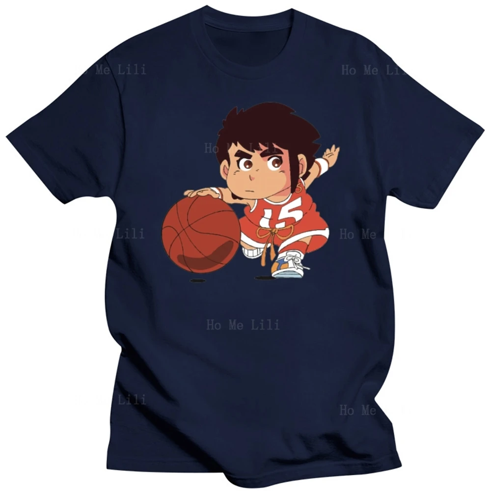 No Fruit Of Loom Uomo Gigi La Trottola Basket Manga Fumetti T-Shirt Oversize Unisex