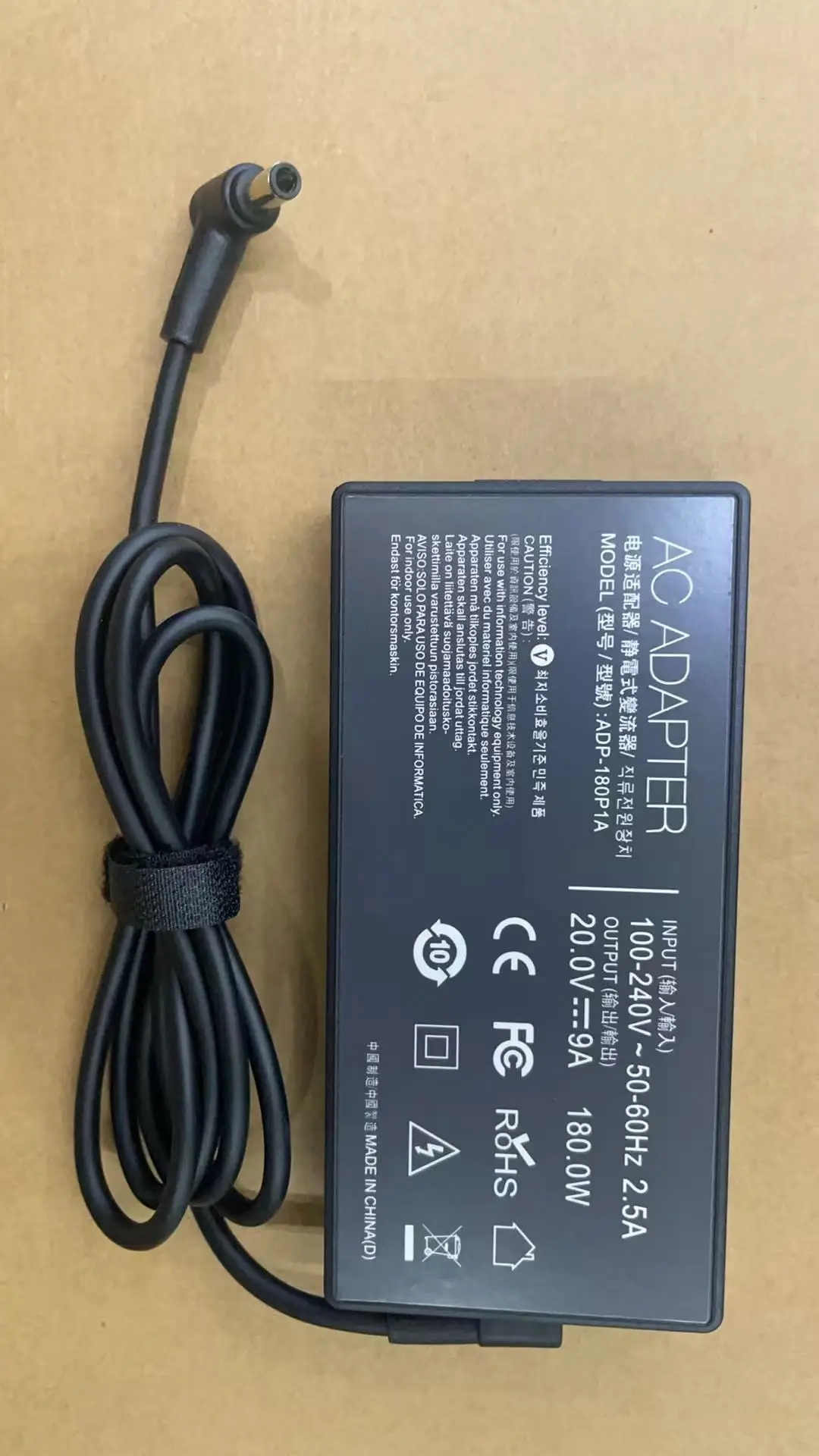 180W 20V 9A 노트북 충전기, Asus ROG Zephyrus G14 GA401 G15 GA502 TUF Gaming F15 F17 FX505D FX505G 노트북 전원 어댑터용