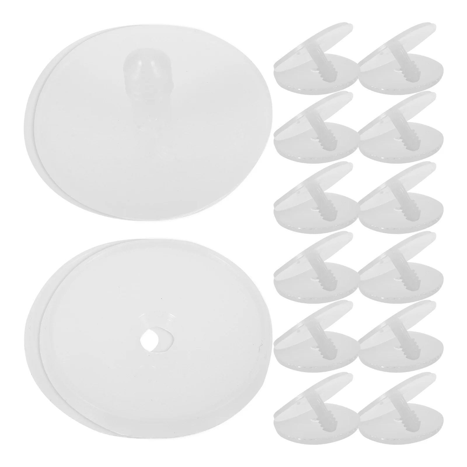 

50 Set Joints White Joints Fix Accessories Creating Supplies for DIY Making 35MM