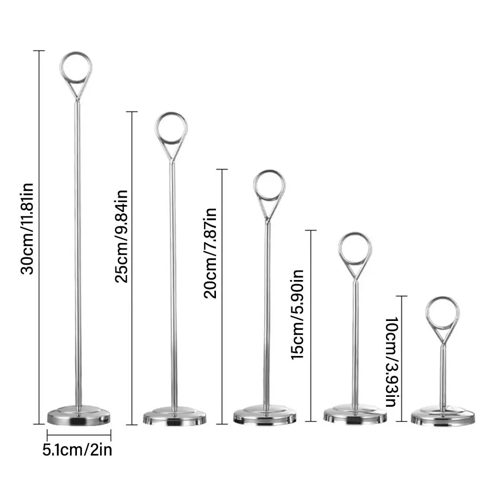 Round Desktop Decoration For Memo Postcard Paper Picture Party Supplies Note Clamp Photo Clip Card Holder Paper Stand