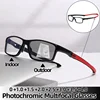 TR90 Sports Photochromic Multifocal Reading Glasses Unisex Progressive Near Far Presbyopia Anti Blue Light Plus Diopter Eyewear 1